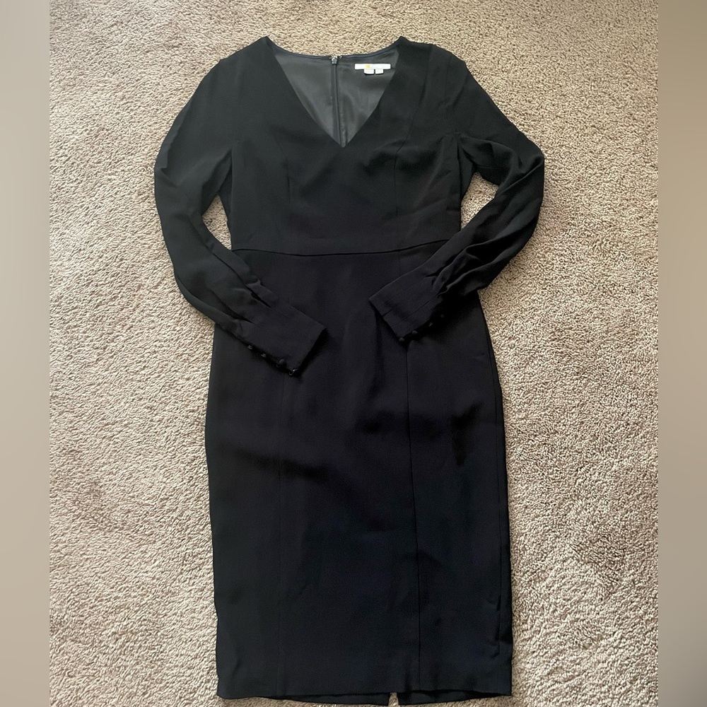 Boden Black Midi Dress